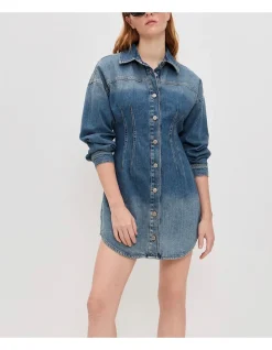 Shaped Denim Dress