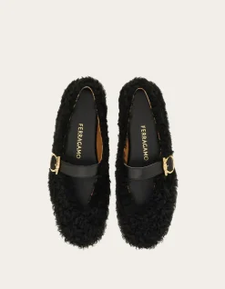 SHEARLING BALLET FLAT