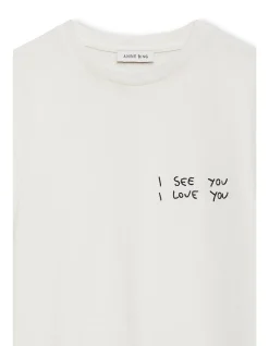 SHELLEY TEE I SEE YOU I LOVE YOU - WASHED CREAM
