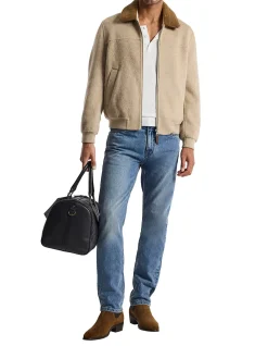 SHERPA COLLAR WOOL BOMBER