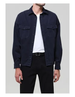 shigoto shirt in cashmere touch