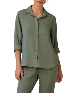 Shirt Tail Button Down
