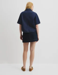 Short Sleeve Denim Shirt