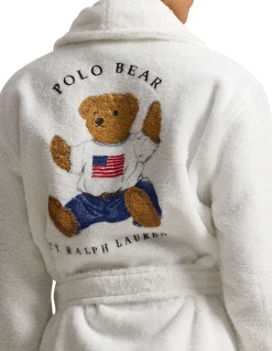 SHORT PRINTED BACK ROBE - BEAR