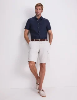 SHORT SLEEVE LINEN SHIRT