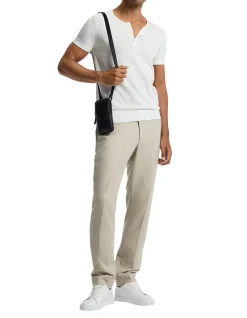 SHORT SLEEVE TECH YARN HENLEY