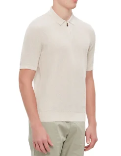 Short Sleeve 1/4 Zip Polo Shirt