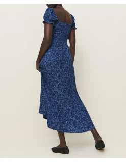 SHYLA SWEETHEART NECK Short Sleeve MIDI DREShort Sleeve