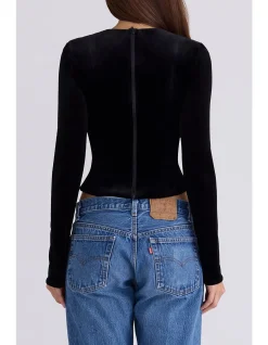 SIERRA LONG SLEEVE CORSET TOP