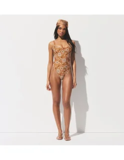 SIGNATURE SWIM SCOOP NECK ONEPIECE