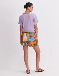 SILK BLEND REVERSIBLE KNIT