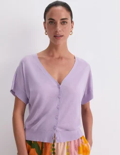 SILK BLEND REVERSIBLE KNIT