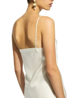 silk chemise v neck
