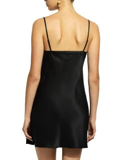 silk chemise v neck