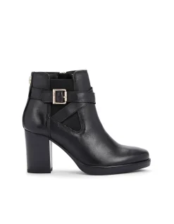 Silver2 Leather Ankle Boot
