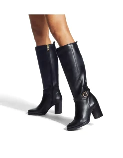 Silver 2 Leather Knee High Boot