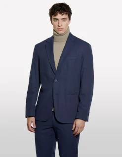 SINGLE BREASTED LINED BLAZER