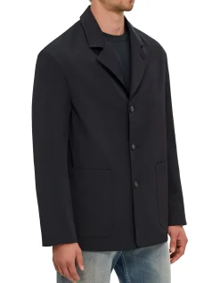 SINGLE BREASTED BLAZER JACKET