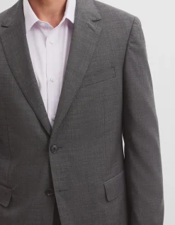 Single Breasted Wool Blend Jacket