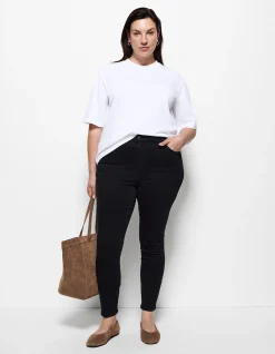 Skinny Leg High Rise Stretch Denim Jeans