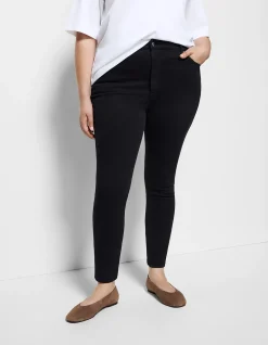 Skinny Leg High Rise Stretch Denim Jeans