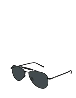 SL864 BLACK AVIATOR SUNGLASSES