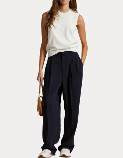 SLEEVELESS CREWNECK SWEATER