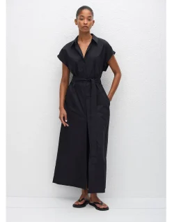 Sleeveless Shirt Dress