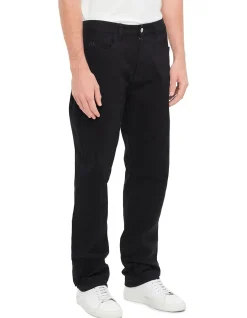 Slim Fit 5 Pocket Black Denim Jeans