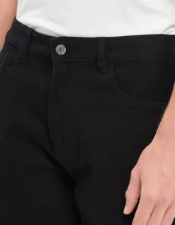 Slim Fit 5 Pocket Black Denim Jeans