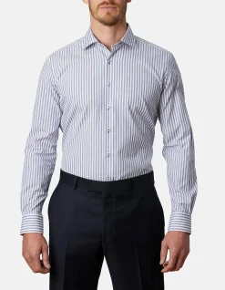 SLIM FIT JASPER STRIPE LONG SLEEVE SHIRT