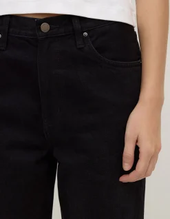 Slim Twist Mid Rise Straight Leg Jeans