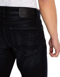 3301 Slim Dark Aged Stretch Denim Jeans