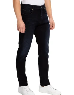 3301 Slim Dark Aged Stretch Denim Jeans