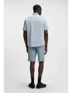 Slim-fit shorts in water-repellent fabric