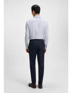 Slim-fit trousers in stretch cotton