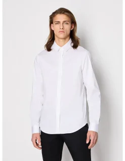 Slim Fit Stretch Long Sleeve Shirt