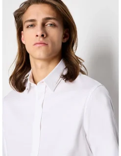 Slim Fit Stretch Long Sleeve Shirt