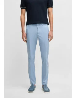 Slim-Fit Trousers in Stretch Cotton