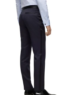 Slim-Fit Tuxedo Trousers in Virgin-Wool Serge