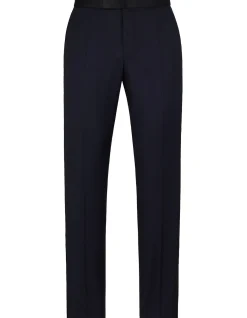 Slim-Fit Tuxedo Trousers in Virgin-Wool Serge