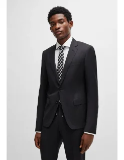 Slim-Fit Virgin-Wool Serge Jacket