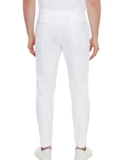 Slim Fit White Pants