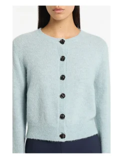 SNOWBIRD BRUSHED KNIT CARDIGAN