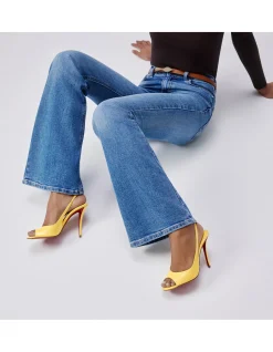 SOFIA Z 100MM PATENT LINING VANILLA PUMPS