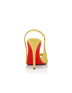 SOFIA Z 100MM PATENT LINING VANILLA PUMPS