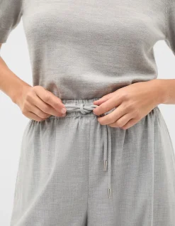 SOFT SUITING BARREL LEG PANT
