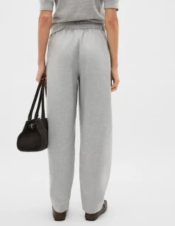 SOFT SUITING BARREL LEG PANT