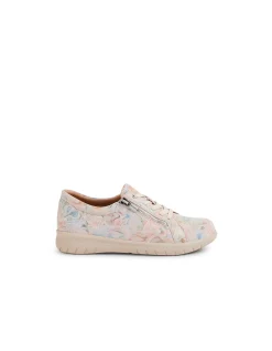 SOLAR W ZR NUDE FLORAL LEATHER