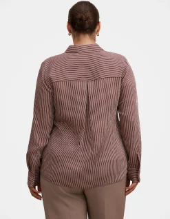 SOLARA CURVE STRIPED SHIRT